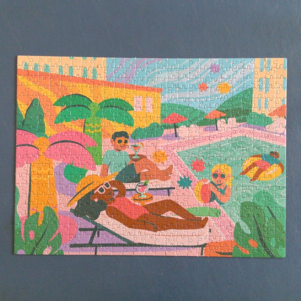 Palm Springs 500 Piece Puzzle - Picture 4 of 5
